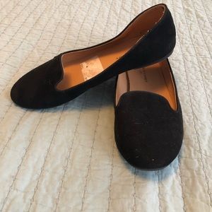 Black dress shoe loafers